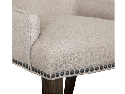 Magnussen - Bellamy Peppercorn Upholstered Host Chair Two Pack - D4796-63 view 6