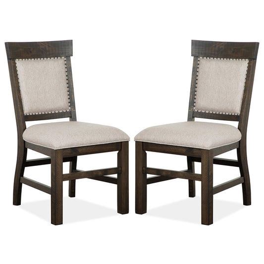 Magnussen - Bellamy Peppercorn Upholstered Side Chair Two Pack - D2491-64 view 1