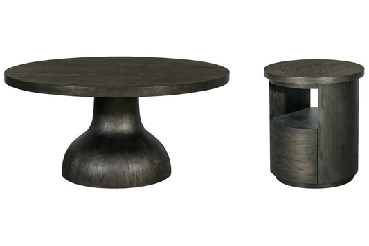 Magnussen - Bosley Coffee Bean Round Cocktail Table With Round End Table - T5762-45KIT4 view 1