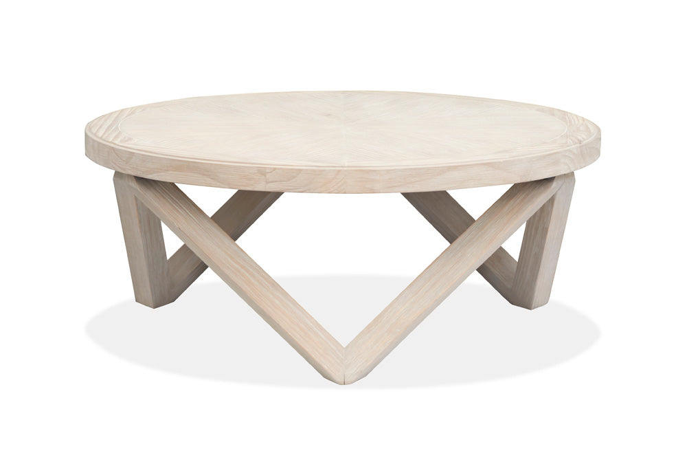 Magnussen - Bostwick Coconut Cream Round Cocktail Table - T6340-45 view 3