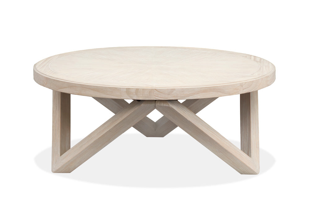 Magnussen - Bostwick Coconut Cream Round Cocktail Table - T6340-45 view 4