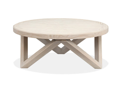 Magnussen - Bostwick Coconut Cream Round Cocktail Table - T6340-45 view 4