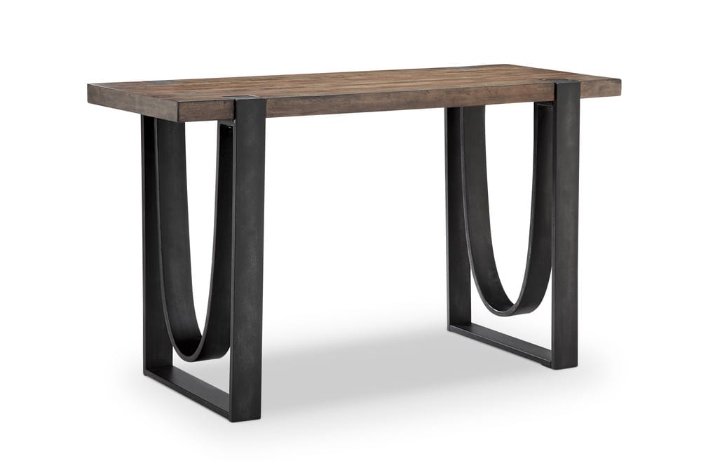 Magnussen - Bowden Rustic Honey And Distressed Iron Rectangular Cocktail Table With 2 End Table And Sofa Table - T4635-43KIT6 view 5