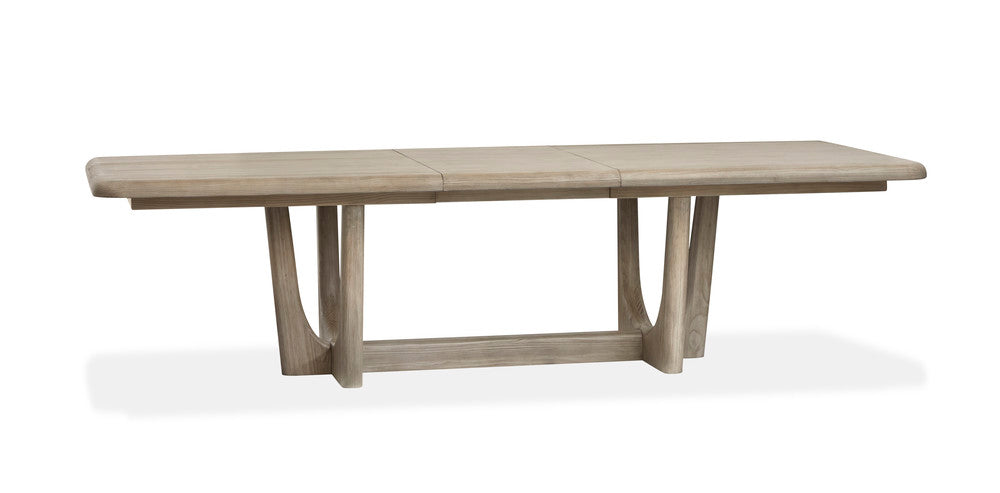 Magnussen - Braelyn Dorian Grey Extendable Rectangular Dining Table With 2 Benches And 2 Side Chairs - D5874-21-KIT25 view 3