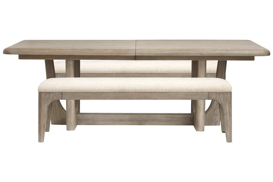 Magnussen - Braelyn Dorian Grey Extendable Rectangular Dining Table With 2 Benches - D5874-21-KIT22 view 1