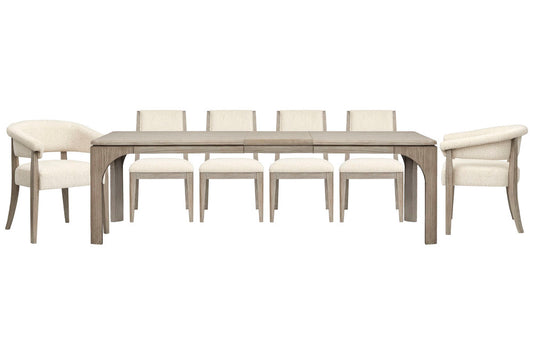Magnussen - Braelyn Dorian Grey Extendable Rectangular Dining Table With 4 Side Chairs And 2 Host Chairs - D5874-20-KIT10 view 1