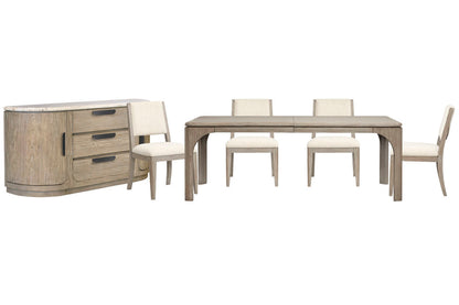 Magnussen - Braelyn Dorian Grey Extendable Rectangular Dining Table With 4 Side Chairs And Buffet - D5874-20-KIT3 view 1