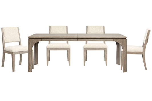 Magnussen - Braelyn Dorian Grey Extendable Rectangular Dining Table With 4 Side Chairs - D5874-20-KIT1 view 1