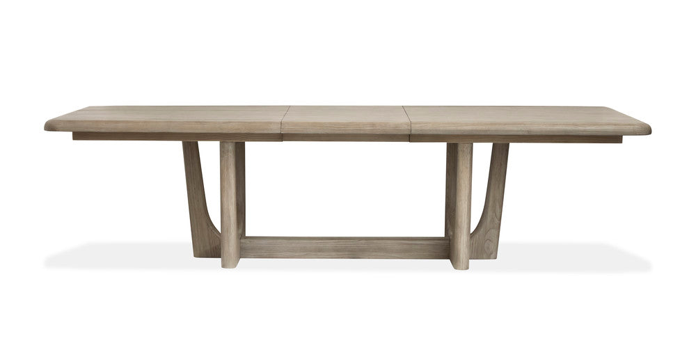 Magnussen - Braelyn Dorian Grey Extendable Trestle Dining Table With 4 Side Chairs 2 Host Chairs Bench And Server - D5874-21-KIT20 view 4