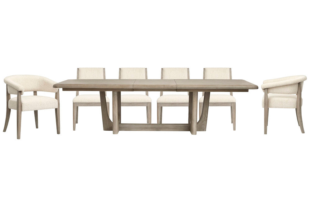 Magnussen - Braelyn Dorian Grey Extendable Trestle Dining Table With 4 Side Chairs And 2 Host Chairs - D5874-21-KIT10 view 1