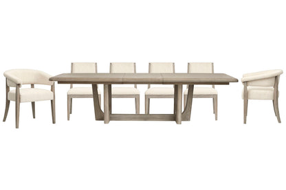 Magnussen - Braelyn Dorian Grey Extendable Trestle Dining Table With 4 Side Chairs And 2 Host Chairs - D5874-21-KIT10 view 1