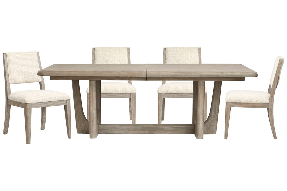 Magnussen - Braelyn Dorian Grey Extendable Trestle Dining Table With 4 Side Chairs - D5874-21-KIT1 view 1