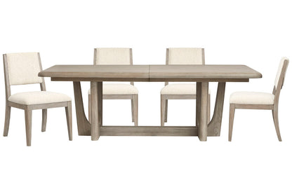 Magnussen - Braelyn Dorian Grey Extendable Trestle Dining Table With 4 Side Chairs - D5874-21-KIT1 view 1