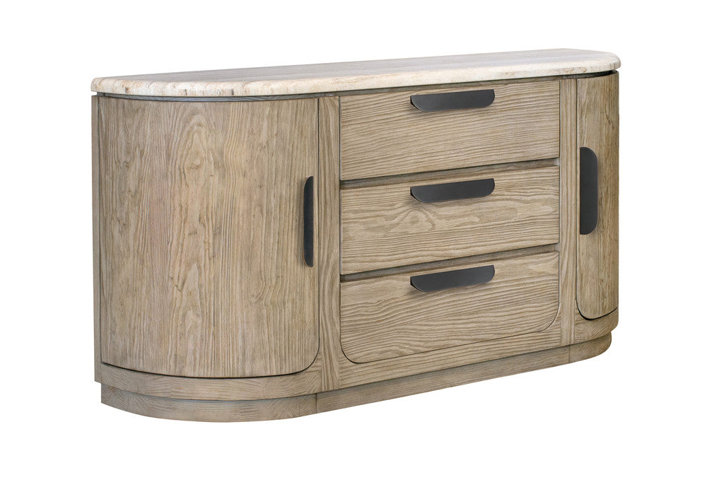 Magnussen - Braelyn Dorian Grey Stone Top Buffet - D5874-14 view 1