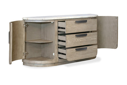 Magnussen - Braelyn Dorian Grey Stone Top Buffet - D5874-14 view 5