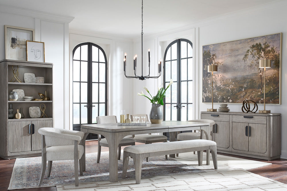 Magnussen - Braelyn Dorian Grey Upholstered Host Chair Two Pack - D5874-76 view 8