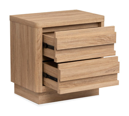 Magnussen - Brentwood Heights Provincial Brown Drawer Nightstand - B6381-01 view 4