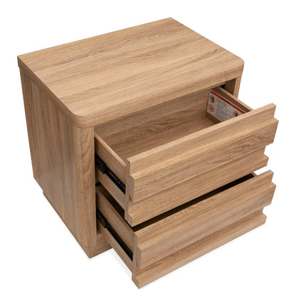 Magnussen - Brentwood Heights Provincial Brown Drawer Nightstand - B6381-01 view 5