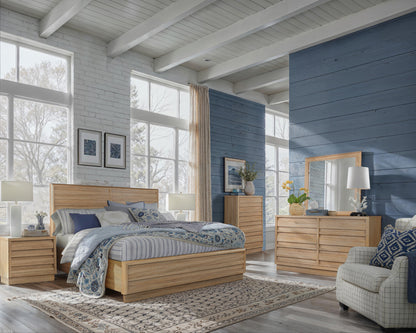 Magnussen - Brentwood Heights Provincial Brown Queen Panel Bed - B6381-54 view 2