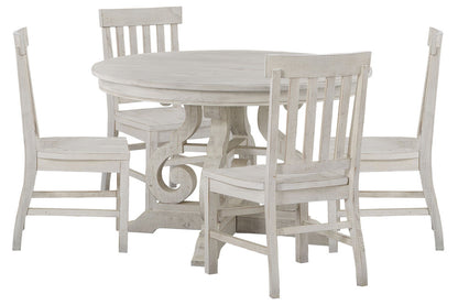 Magnussen - Bronwyn Alabaster 48" Round Dining Table With 4 Side Chairs - D4436-22-KIT1 view 1