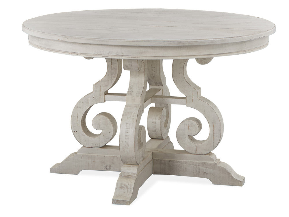 Magnussen - Bronwyn Alabaster 48" Round Dining Table With 4 Side Chairs - D4436-22-KIT1 view 2