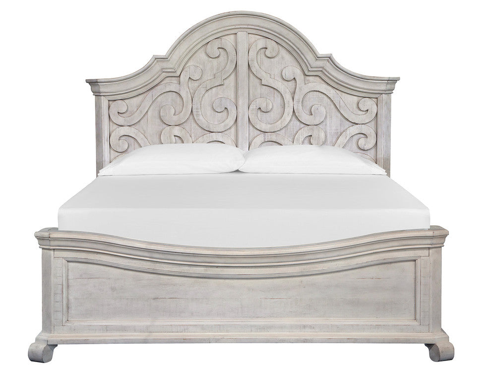Magnussen - Bronwyn Alabaster California King Shaped Panel Bed With 2 Nightstands - B4436-75-KIT2 view 3