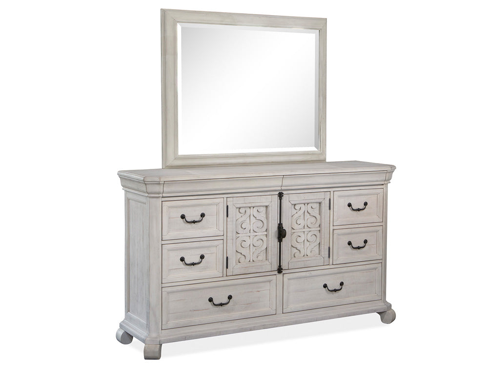 Magnussen - Bronwyn Alabaster Drawer Dresser With Landscape Mirror - B4436-2040 view 1