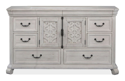 Magnussen - Bronwyn Alabaster Drawer Dresser With Landscape Mirror - B4436-2040 view 3