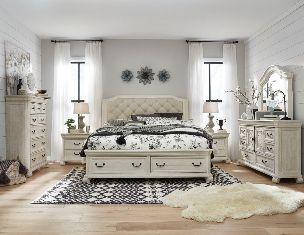 Magnussen - Bronwyn Alabaster Drawer Dresser With Shaped Mirror - B4436-2045 view 6