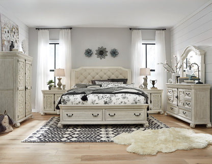 Magnussen - Bronwyn Alabaster Drawer Dresser With Shaped Mirror - B4436-2045 view 9