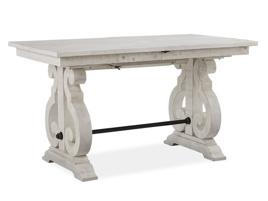 Magnussen - Bronwyn Alabaster Extendable Rectangular Counter Height Dining Table With 4 Counter Chairs And Buffet - D4436-42-KIT3 view 2