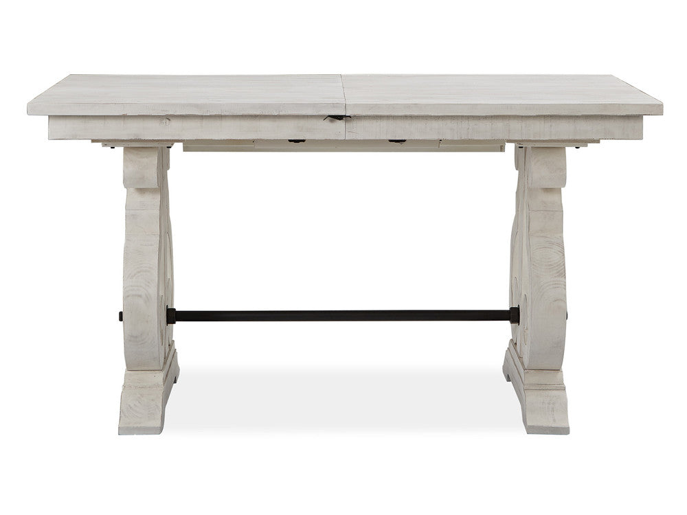 Magnussen - Bronwyn Alabaster Extendable Rectangular Counter Height Dining Table With 4 Counter Chairs And Buffet - D4436-42-KIT3 view 3