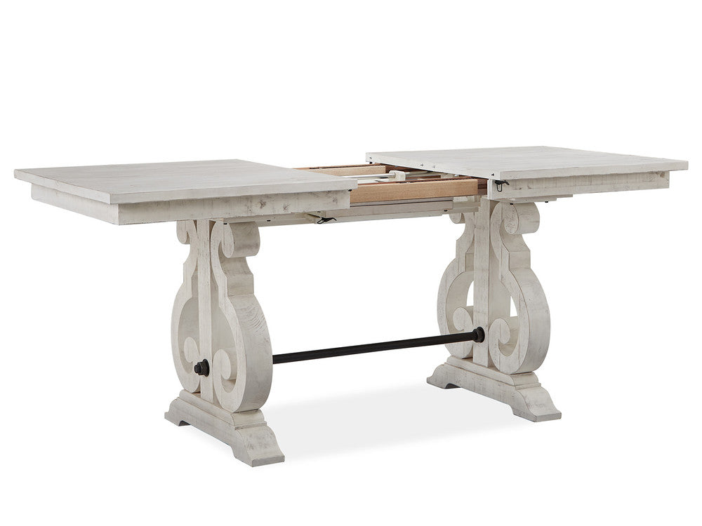 Magnussen - Bronwyn Alabaster Extendable Rectangular Counter Height Dining Table With 4 Counter Chairs And Buffet - D4436-42-KIT3 view 7