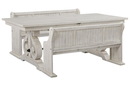 Magnussen - Bronwyn Alabaster Extendable Rectangular Dining Table With 2 Benches - D4436-20-KIT51 view 1