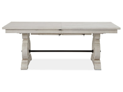 Magnussen - Bronwyn Alabaster Extendable Rectangular Dining Table With 2 Side Chairs And Bench - D4436-20-KIT31 view 3