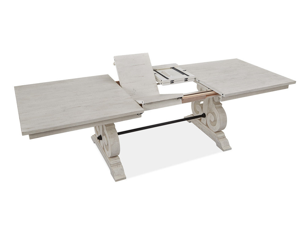 Magnussen - Bronwyn Alabaster Extendable Rectangular Dining Table With 2 Side Chairs Bench And Server - D4436-20-KIT32 view 7