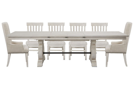 Magnussen - Bronwyn Alabaster Extendable Rectangular Dining Table With 4 Side Chairs And 2 Host Chairs - D4436-20-KIT21 view 1