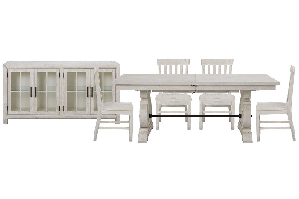 Magnussen - Bronwyn Alabaster Extendable Rectangular Dining Table With 4 Side Chairs And Buffet - D4436-20-KIT3 view 1