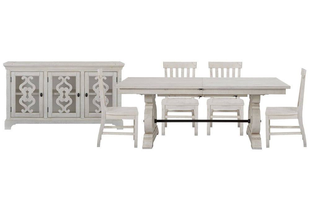 Magnussen - Bronwyn Alabaster Extendable Rectangular Dining Table With 4 Side Chairs And Server - D4436-20-KIT2 view 1