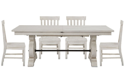 Magnussen - Bronwyn Alabaster Extendable Rectangular Dining Table With 4 Side Chairs - D4436-20-KIT1 view 1