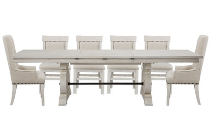 Magnussen - Bronwyn Alabaster Extendable Rectangular Dining Table With 4 Upholstered Side Chairs And 2 Host Chairs - D4436-20-KIT26 view 1