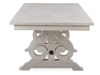 Magnussen - Bronwyn Alabaster Extendable Rectangular Dining Table With 4 Upholstered Side Chairs And Buffet - D4436-20-KIT13 view 4