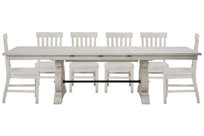 Magnussen - Bronwyn Alabaster Extendable Rectangular Dining Table With 6 Side Chairs - D4436-20-KIT6 view 1