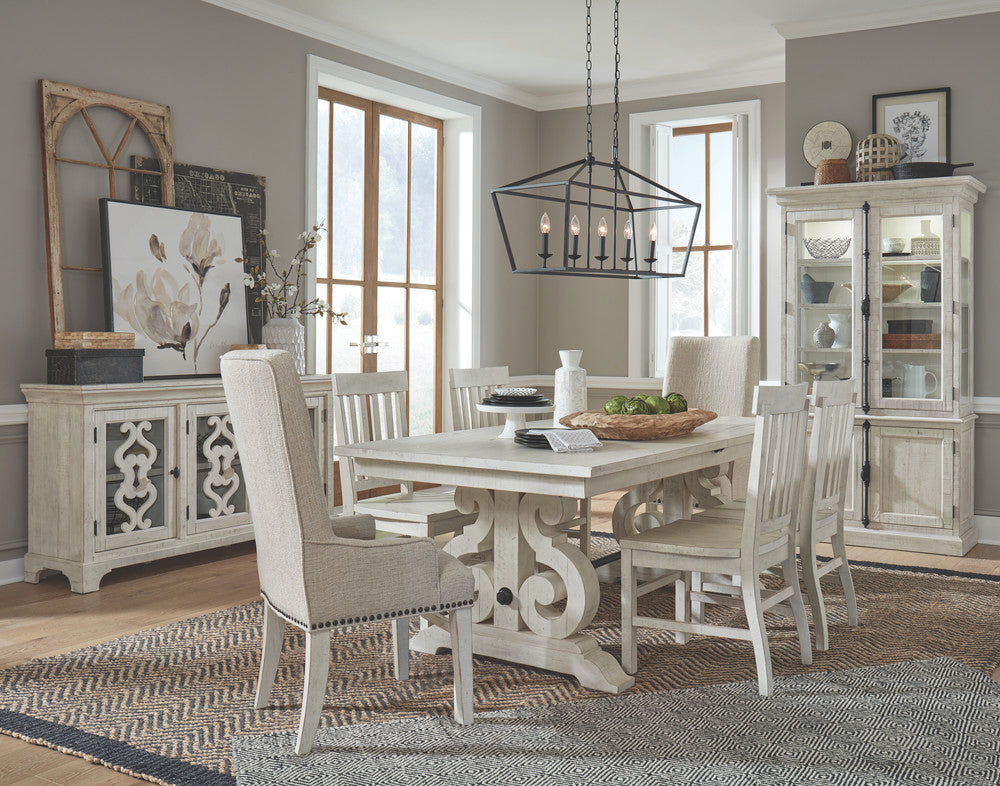 Magnussen - Bronwyn Alabaster Extendable Rectangular Dining Table With 6 Side Chairs - D4436-20-KIT6 view 11