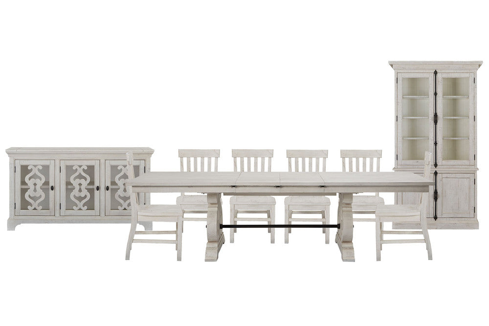 Magnussen - Bronwyn Alabaster Extendable Rectangular Dining Table With 6 Side Chairs Server And Dining Cabinet - D4436-20-KIT9 view 1