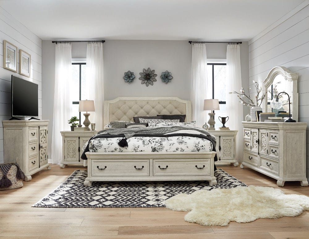 Magnussen - Bronwyn Alabaster King Sleigh Storage Bed - B4436-63 view 3