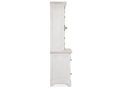 Magnussen - Bronwyn Alabaster Lateral File With Hutch - H4436-40H view 3