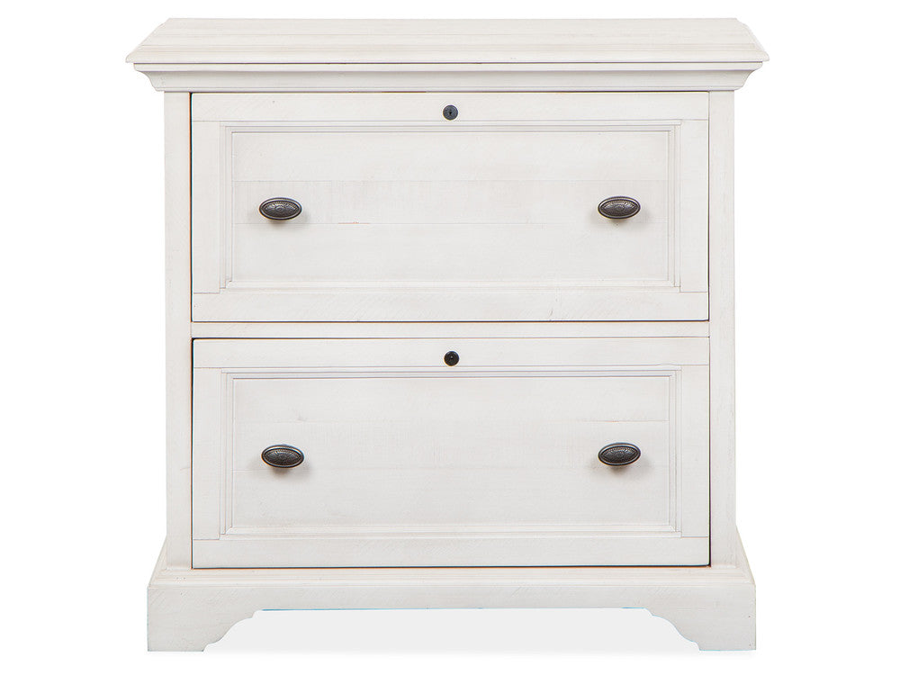 Magnussen - Bronwyn Alabaster Lateral File With Hutch - H4436-40H view 5