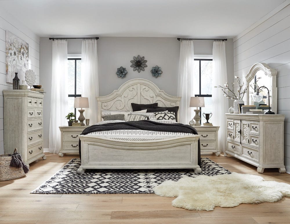 Magnussen - Bronwyn Alabaster Queen Shaped Panel Bed - B4436-55 view 4