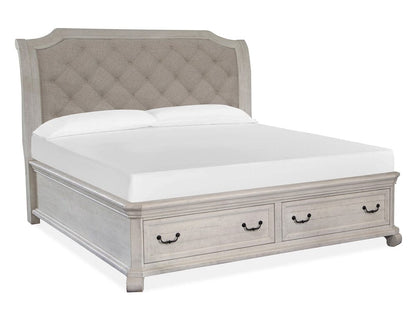 Magnussen - Bronwyn Alabaster Queen Sleigh Storage Bed - B4436-53 view 1